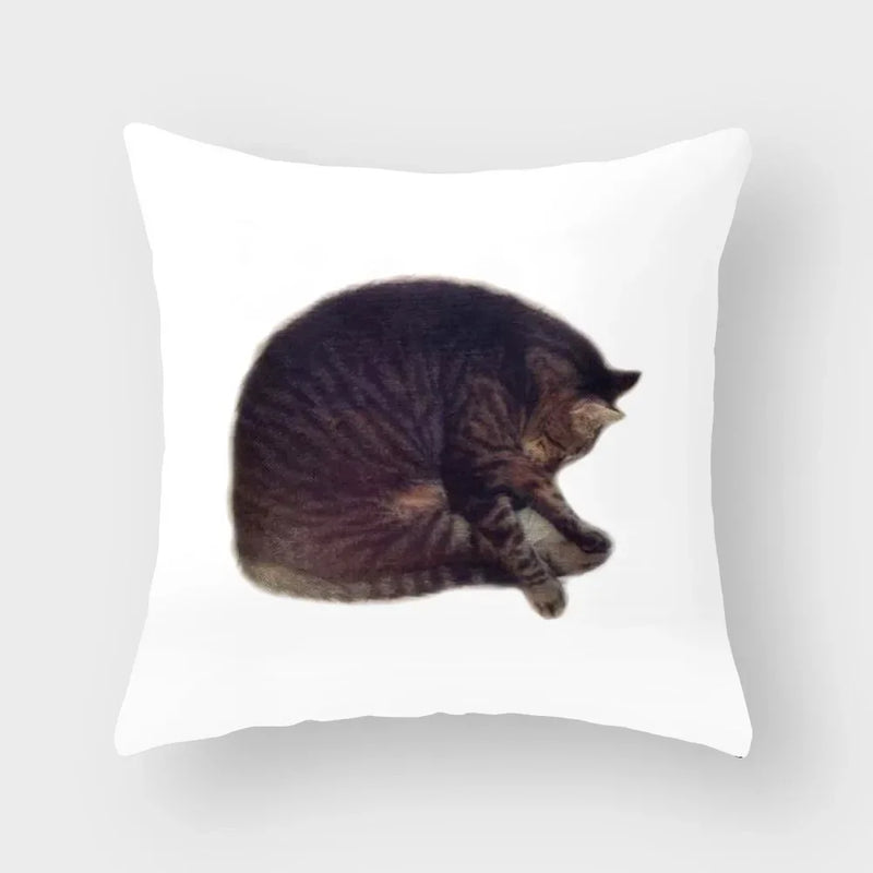 Axyaa Cat Print Pillowcase 45*45cm