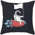 Universe Space Peach Skin Pillowcases by Axyaa - Cartoon Animation Pilot Cushion Cover