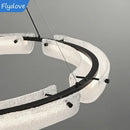 Axyaa Glass LED Chandelier Home Lighting - Nordic Minimalist Designer for Living Room Dining Bedroom
