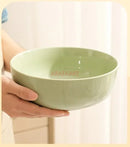 Axyaa Large Soup Bowl for Noodles - Home Ceramic Instant Noodle Bowl
