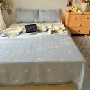 Axyaa Cotton Jacquard Summer Quilt Blanket Set