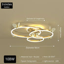 Axyaa Modern Butterfly Ceiling Chandelier Light Fixture for Home Decor