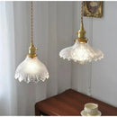 Axyaa Glass LED Chandelier Pendant Light for Dining Room Kitchen - Suspension Luminaires