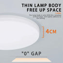 Axyaa Modern LED Circular Ceiling Light for Bedroom Living Room, Ultra-thin 18W-48W