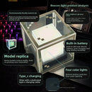 Axyaa Pixel Cube LED Night Light: Birthday Gift & Bedroom Decor for Warm Atmosphere