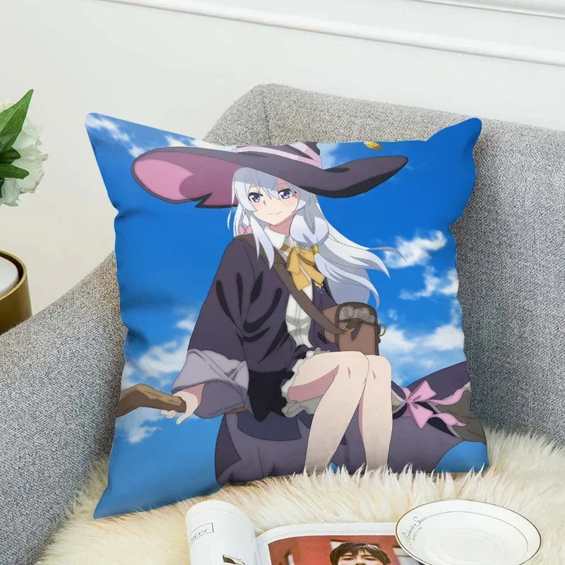 Axyaa Wandering Witch 40x40 Fall Pillow Cover - Home Decor & Cushion Cover