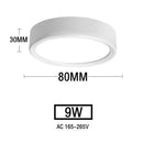 Axyaa 220V LED Ceiling Spot Downlights 15W-20W Kitchen Lighting Fixture