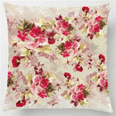 Axyaa Floral Polyester Cushion Cover - Stylish Home Decor Pillowcase