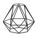 Axya Industrial Geometric Metal Wire Frame Ceiling Pendant Lampshade