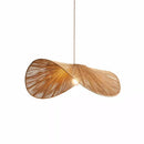 Axyaa Rattan LED Pendant Lights: Nordic Handmade Minimalist Home Decor Lighting