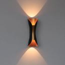 Axyaa Waterproof Dual-Head Wall Lamp - Up/Down Aluminum Sconce Lighting