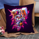 Axyaa Astronaut Theme Pillow Cover Set for Home Decor - 45*45 Size