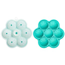 Axyaa Silicone Ice Hockey Maker 7-hole Whisky Ice Cube Mold for Kitchen, Bar & Parties