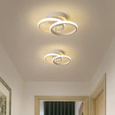 Axyaa LED Ceiling Light: Modern Minimalist Bedroom Balcony Chandelier Corridor Fixture