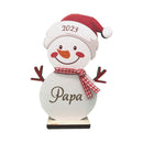 Personalized Axyaa Reindeer & Snowman Ornaments for Festive Family Table Setting & Gifts
