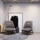 Axyaa Black Nordic Standing LED Floor Lamp for Home Decor & Bedroom