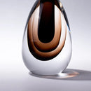 Axyaa Double Stained Glass Vase with Lid - Gradient Flower Vase & Terrarium