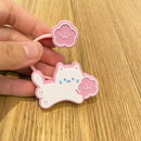 Axyaa Silicone Cartoon Straw Cover Cap, Cute & Heat-resistant Drinking Accessory