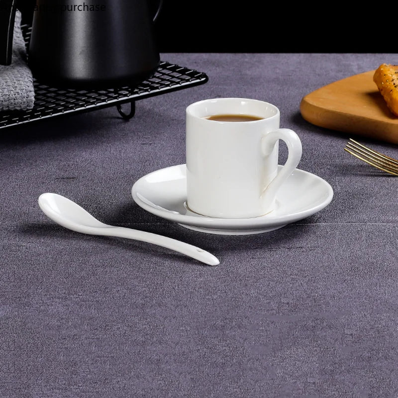 Axya Ceramic Espresso Cup and Saucer Set