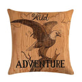 Axyaa Animal Pattern Cotton Linen Cushion Cover 45X45CM for Home Decor
