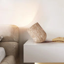 Axyaa Mid Century Cream Table Lamp LED Art Piece Luxe Room Lighting