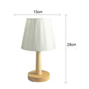 Axyaa Nordic Pleated Table Lamp USB Art Light Atmosphere Decor Bedside