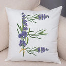 Axyaa Lavender Letter Sofa Cushion Cover for Home Car Living Room Bedroom Decor