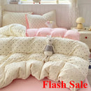 Axyaa Cloud Cotton Lace Summer Quilt Set - Single Thin Cool Quilt