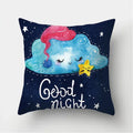 Axyaa Rainbow Nebula Throw Pillow Case for Living Room and Bedroom