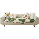 Axya Cotton Sofa Cover for Irregular Shaped Sofa - Four Seasons Universal Couch Protector
