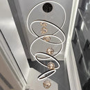 Axyaa LED Pendant Lights for Staircase Chandeliers, Modern Home Decor Hanging Lamps
