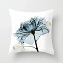 Axyaa Watercolor Flower Pattern Decorative Cushion Cover Sofa Pillowcase