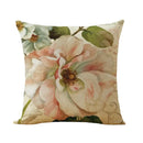 Axyaa Flower Print Cushion Cover 45*45cm Home Decor Sofa Pillow