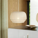 Axyaa Nordic Rustic Fabric Pendant Lights for Minimalist Living Room Decor