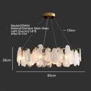 Axyaa French Style Minimalist Chandelier Full-Spectrum Lamp for Bedroom, Living Room, Dining Room
