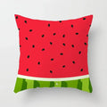 Axyaa Cartoon Watermelon Banana Print Seat Cushion Cover
