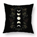 Axyaa Psychedelic Moon Butterfly Pillow Covers for Bedroom and Living Room 45x45cm
