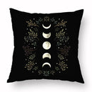 Axyaa Psychedelic Moon Butterfly Pillow Covers for Bedroom and Living Room 45x45cm