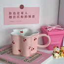 Axyaa Plum Blossom Ceramic Cup, 320ml