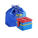 Axyaa Building Block Lunch Box: Portable & Sealed Food Storage Container for Kids