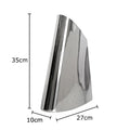 Beveled Metal Vase Table Decoration Geometric Crafts Aesthetic Decor for Axyaa