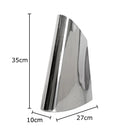 Beveled Metal Vase Table Decoration Geometric Crafts Aesthetic Decor for Axyaa