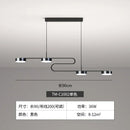 Axyaa Modern Black LED Chandeliers for Kitchen Dining Table, Stylish Hanging Lighting Fixtures