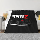 Axyaa Drift Blanket 350Z 370Z JDM Throw Polar Heavy Blanket
