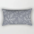 Axyaa Geometric Grey White Square Pillowcase for Home Decor and Living Room