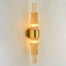 Axyaa Crystal Wall Lamp: Elegant LED Lighting for Living Room, Aisle, and TV Background.