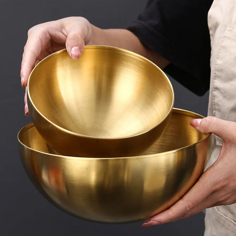 Axyaa Stainless Steel Ramen Bowl - Stylish Kitchen Tableware and Utensil