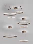 Axya Circle Chandelier Nordic Dining Room Lamps