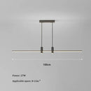 Axyaa LED Strip Pendant Lamp for Kitchen, Dining Room, Bedroom - Home Decor Chandelier