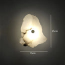 Spanish Marble Wall Light by Axyaa - Elegant Alabaster Lighting for Living Room, Bedroom & Corridor